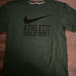 Nike Shirt Mens Size Lg Tee Blue Short‎ Sleeve Regular Fit Athletic Department